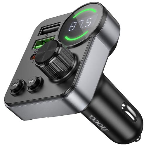 Hoco E86 Transmisor FM y BLuetooth  48W Dual Port PD30W+QC3.0