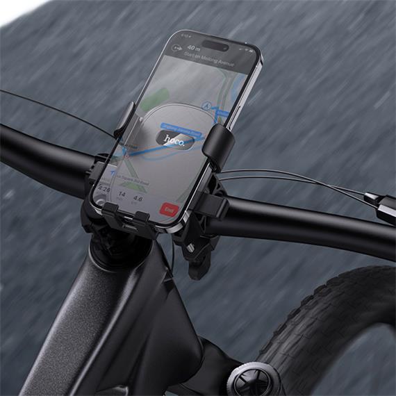 Hoco H85 Soporte de Móviles para Bicicleta y Moto Negro