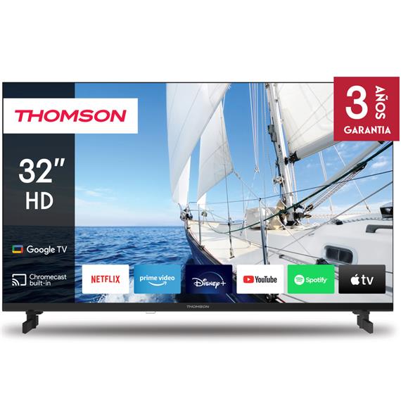 Televisor 32" Thomson 32HG2S14 Google TV HD Peana 2 Posiciones