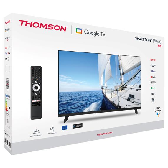 Televisor 32" Thomson 32HG2S14 Google TV HD Peana 2 Posiciones