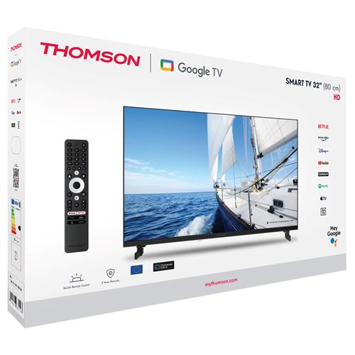 Televisor 32" Thomson 32HG2S14 Google TV HD Peana 2 Posiciones