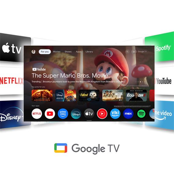 Televisor 32" Thomson 32FQG3S15C Google TV Full HD QLED 12 Voltios