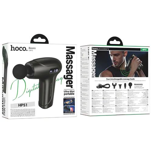 Hoco HP51 Pistola de Masage hasta 3.000rpm y 7.5kg de Presión