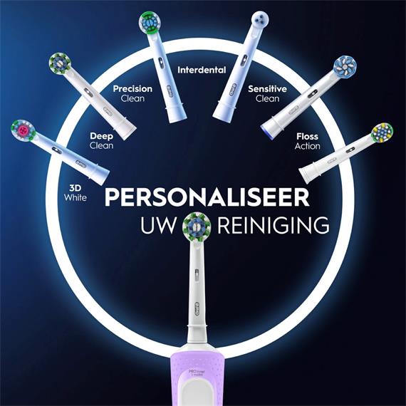 Braun Oral-B Cepillo Vitality Pro con 3 Modos de Limpieza Lila (D103.413.3)
