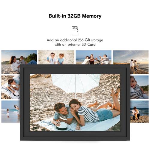 Thomson F10 10" Marco de Fotos Digital 10" con WiFi y 32GB Negro