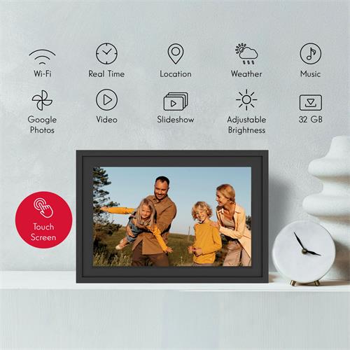Thomson F10 10" Marco de Fotos Digital 10" con WiFi y 32GB Negro