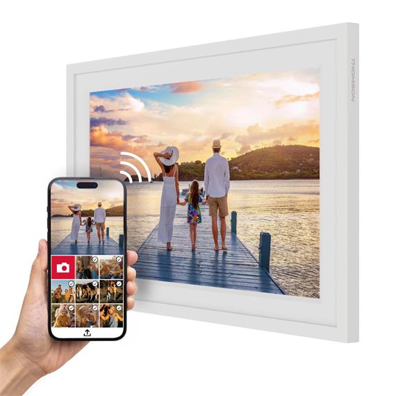 Thomson F10 10" Marco de Fotos Digital 10" con WiFi y 32GB Blanco