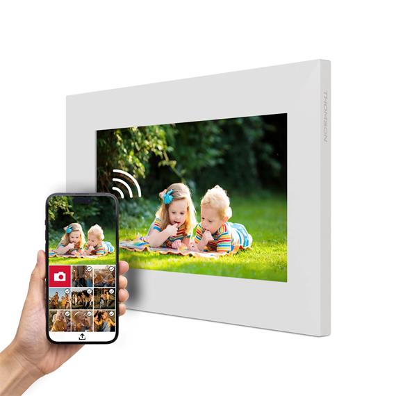 Thomson F07W Marco de Fotos Digital con WiFi y 32GB Blanco