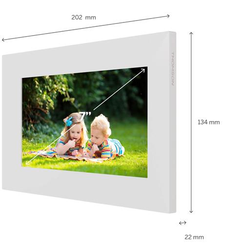 Thomson F07W Marco de Fotos Digital con WiFi y 32GB Blanco