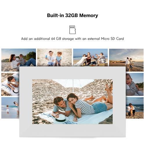 Thomson F07W Marco de Fotos Digital con WiFi y 32GB Blanco