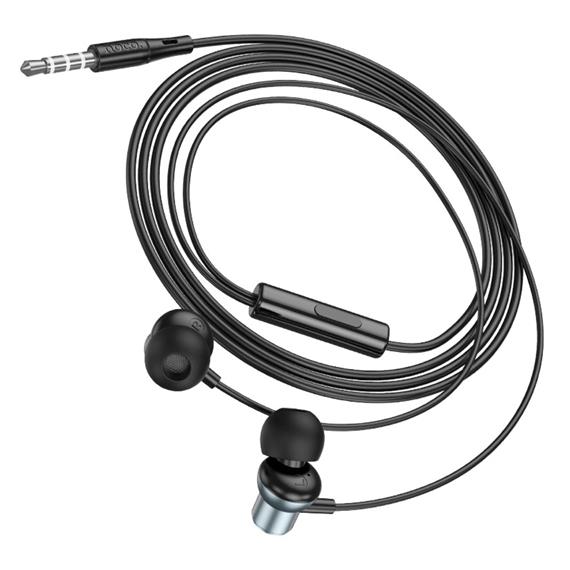 Hoco M110 Auriculares con Micrófono y Clavija 3.5mm Metal Gray