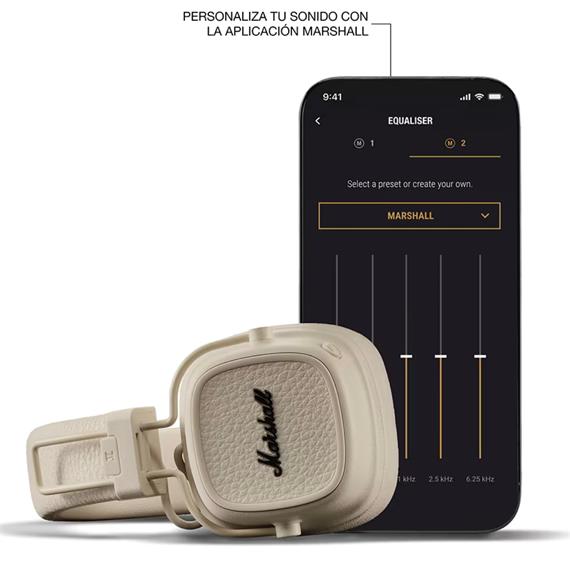 Marshall Major V Auricular Bluetooth Cream