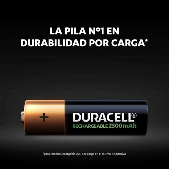 Duracell R-6 Pila Recargable 2500 MH (DUR-REC012)
