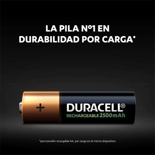Duracell R-6 Pila Recargable 2500 MH (DUR-REC012)