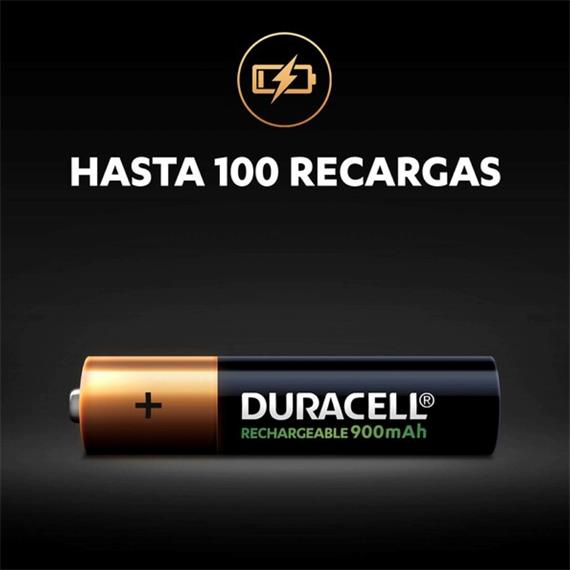 Duracell R-3 Pila Recargable 900 MH (DUR-REC013)