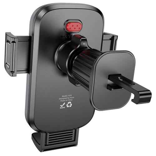 Soporte de Coche Hoco H78 4.5" a 7" para Toma de Aire Negro