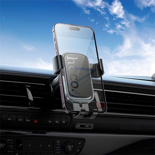 Soporte de Coche Hoco H80 hasta 7" Gravity para Toma de Aire Negro