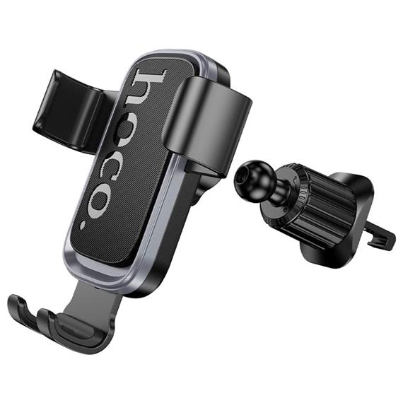 Soporte de Coche Hoco H80 hasta 7" Gravity para Toma de Aire Negro