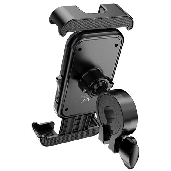 Soporte para Moto y Bici Hoco H82 360º Hasta 7" Negro