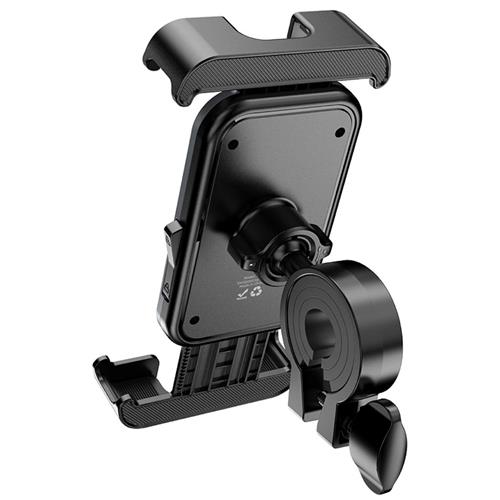 Soporte para Moto y Bici Hoco H82 360º Hasta 7" Negro
