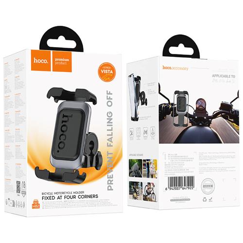 Soporte para Moto y Bici Hoco H82 360º Hasta 7" Negro