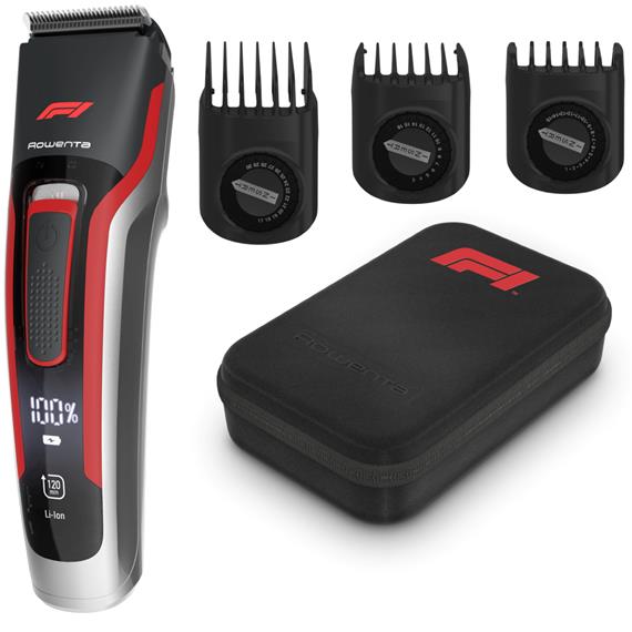 Rowenta TN524MF0 Formula 1 Cortapelo y Barba Recargable con 2 Tamaños