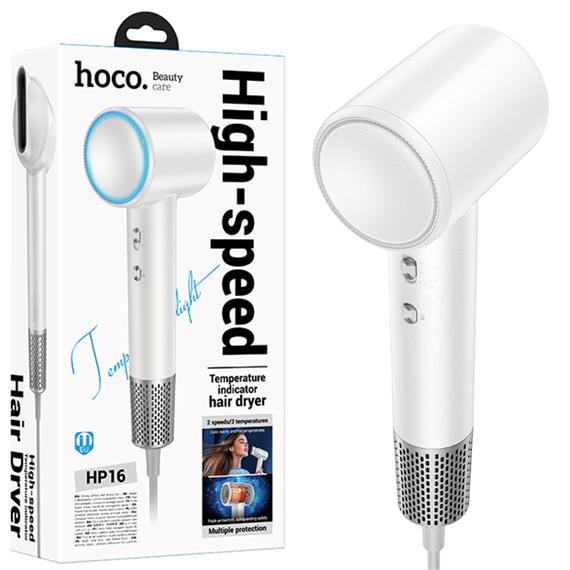 Hoco HP16 Secador Iónico de Alta Velocidad con indicador de Temperatura