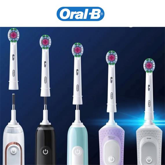 Braun Oral-B 4 Cabezales de Recambio Pro 3D White (EB18PRX-4)