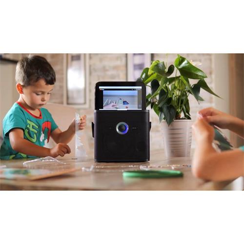 Ikarao Shell S3 Altavoz Karaoke Recargable con Pantalla 7" 80W y 2 Micros