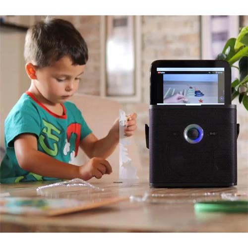 Ikarao Shell S3 Altavoz Karaoke Recargable con Pantalla 7" 80W y 2 Micros
