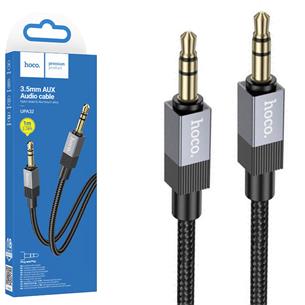 Hoco UPA32 Cable Auxiliar Jack 3.5mm a Jack 3.5mm Negro