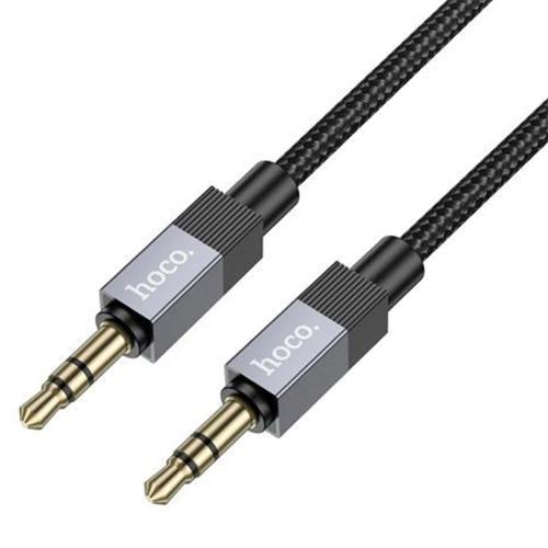 Hoco UPA32 Cable Auxiliar Jack 3.5mm a Jack 3.5mm Negro