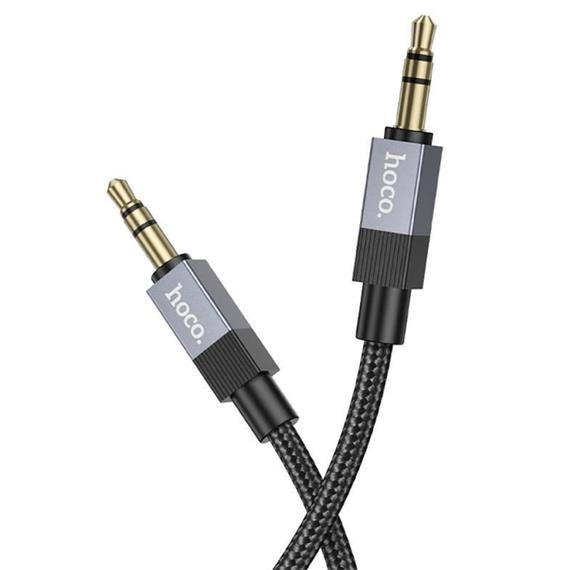 Hoco UPA32 Cable Auxiliar Jack 3.5mm a Jack 3.5mm Negro