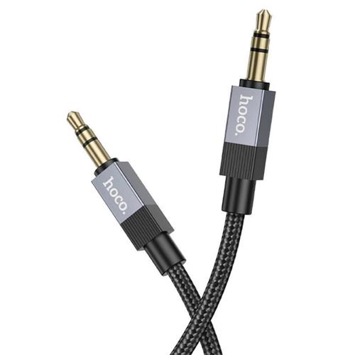 Hoco UPA32 Cable Auxiliar Jack 3.5mm a Jack 3.5mm Negro
