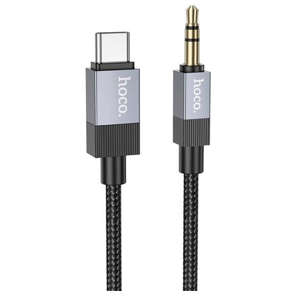 Hoco UPA32B Cable USB-C a Jack 3.5mm 1 metro Negro