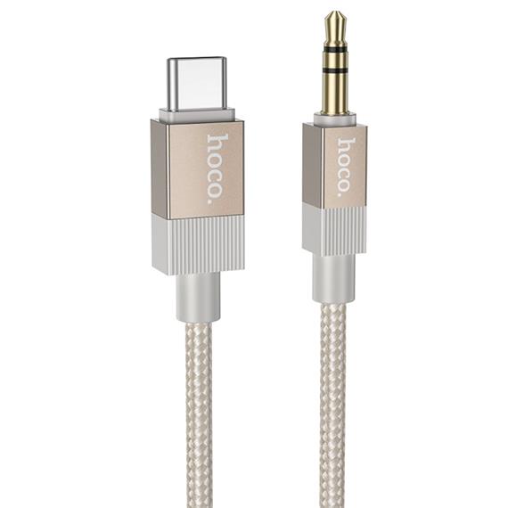 Hoco UPA32B Cable USB-C a Jack 3.5mm 1 metro Dorado