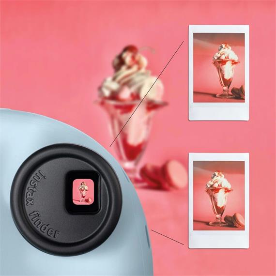 Fujifilm Instax Mini 12 Cámara Instantánea Kit Regalo Pastel Blue
