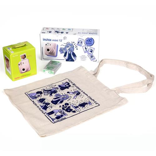 Fujifilm Instax Mini 12 Cámara Instantánea Kit Regalo Blossom Pink