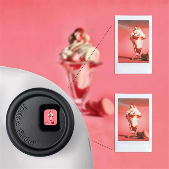 Fujifilm Instax Mini 12 Cámara Instantánea Kit Regalo Clay White