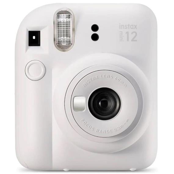 Fujifilm Instax Mini 12 Cámara Instantánea Kit Regalo Clay White