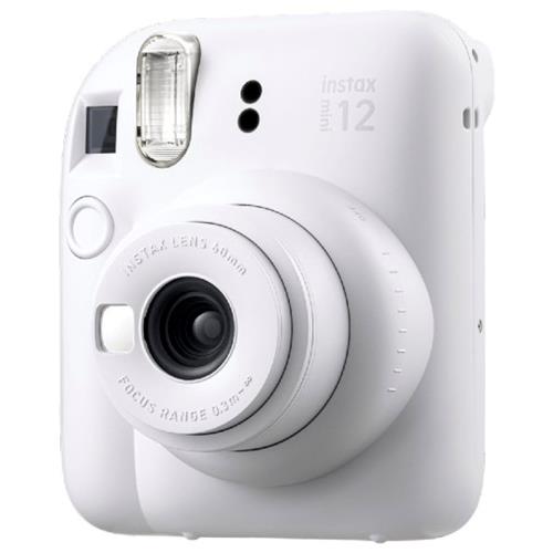 Fujifilm Instax Mini 12 Cámara Instantánea Kit Regalo Clay White
