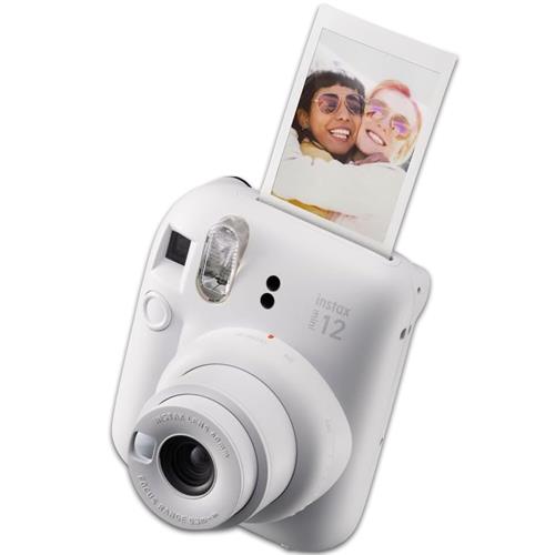 Fujifilm Instax Mini 12 Cámara Instantánea Kit Regalo Clay White