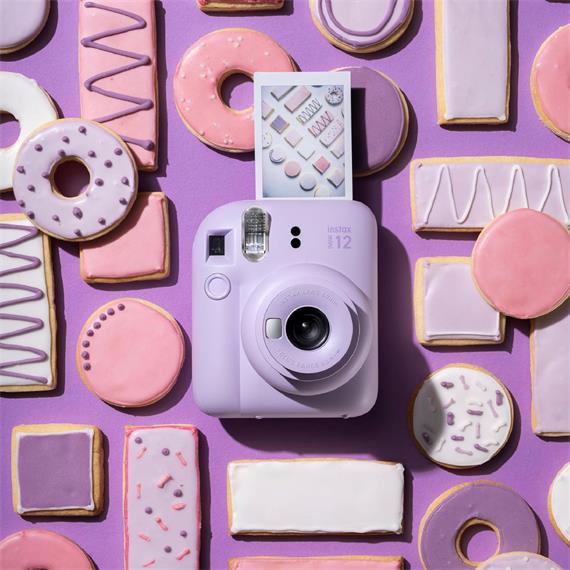 Fujifilm Instax Mini 12 Cámara Instantánea Kit Regalo Lilac Purple