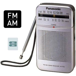 Panasonic RF-P50DEG-S Radio de Bolsillo AM/FM con Antena