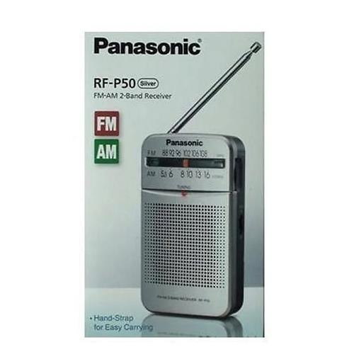 Panasonic RF-P50DEG-S Radio de Bolsillo AM/FM con Antena