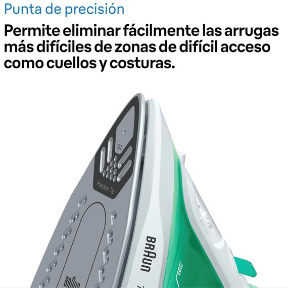 Braun SI1040GR Plancha de Vapor 2.000W 220ml