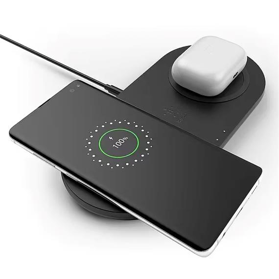 Belkin Base de Carga Inalámbrica Doble 10W Negro WIZ002VFBK