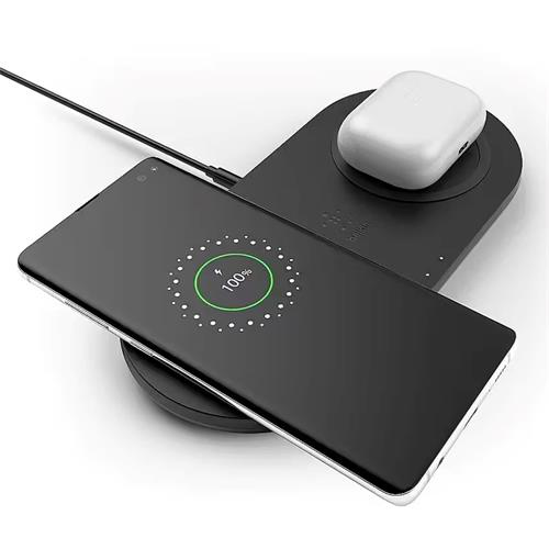 Belkin Base de Carga Inalámbrica Doble 10W Negro WIZ002VFBK