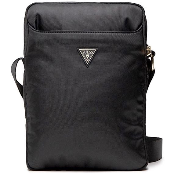 Guess Torba GUTB10NTMLBK 10" Negro Nylon Triangle Logo