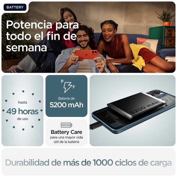 Motorola Moto G06 4G 6.88" 4GB 256GB 50Mpx Azul